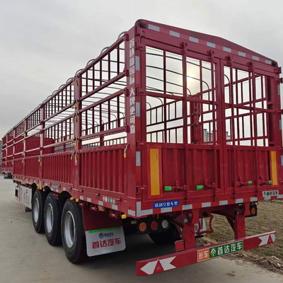 13000*2500*3250mm Chasis de acero Recinto Semirremolque para el transporte de carga