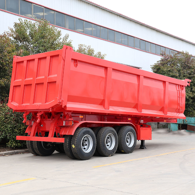 Tractor de 60 a 80 toneladas de descarga hidráulica lateral con remolque de remolque de remolque trasero con remolque de remolque de remolque ISO certificado