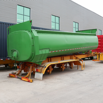 40 a 80 toneladas en forma de U Semi camión remolque para el transporte de carbón de roca de arena dentro de uno