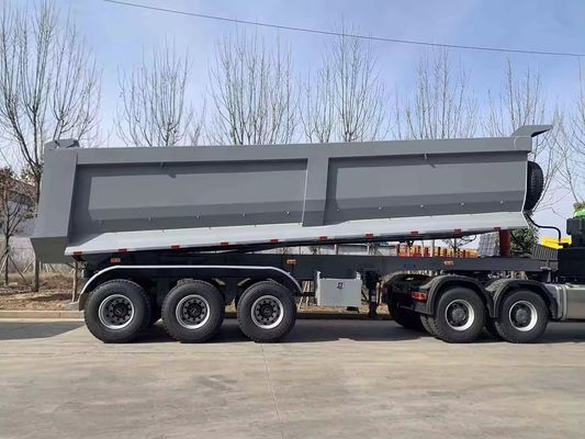 Semi remolque con remolque trasero hidráulico con transmisión automática y Jost 2" Kingpin