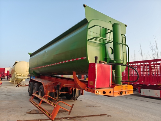 50t 60t 4 ejes de trabajo pesado lateral de aluminio trasero 30 50 60ton semi camión hidráulico remolque