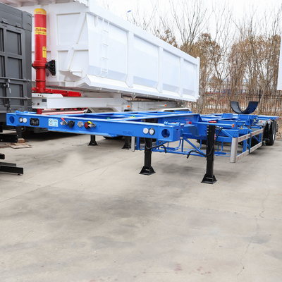 351-450hp camión de descarga trasero semi remolque con 4 ejes 40cbm 80tons