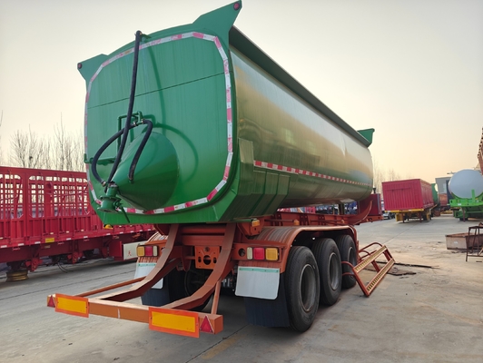 2/3 Ejes Camión de descarga trasero Semirremolque para el transporte de carbón/minero/materiales de construcción