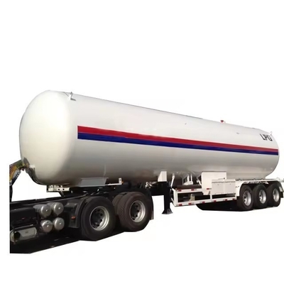 Transporte seguro Gas líquido GNL GLP Tanque de combustible Semi remolque Relación de llenado de 0,42 a 0.59