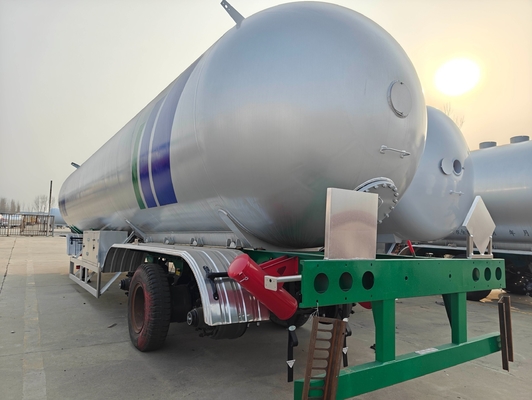56cbm 57 Cbm 28 toneladas 29 toneladas GLP Gas propano Tanque de carreteras Semirremolque para 3 ejes