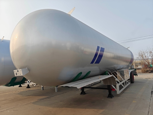 56cbm 57 Cbm 28 toneladas 29 toneladas GLP Gas propano Tanque de carreteras Semirremolque para 3 ejes