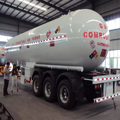 Camión cisterna de gas licuado para carreteras Semirremolque 60000L 60m3 30t 25t 30t 25t Pneus número 12