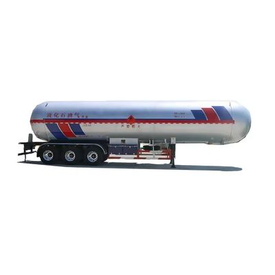 13000x2500x3600mm Suministro 57cbm 57m3 57000L 3-Ejes de GLP Caminos Cisterna Semirremolque Gas Medio