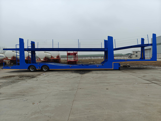 Semiremolque de transporte de vehículos de dos pisos para el transporte de automóviles de rendimiento medio