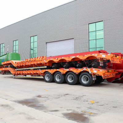 BPW/Fuwa Axles Semiremolque de lecho bajo para requisitos de transporte de capacidad de carga de 50 T