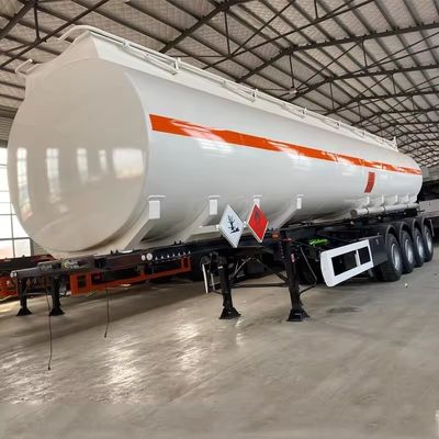 Camión de tanque de combustible de 45 m3 Semirremolque con válvula de aire API y certificación ISO9001