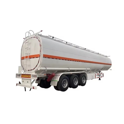 Semiremolque de acero de servicio pesado de 45000L para gasolina/diésel/aceite/combustible/tanque de líquido inflamable