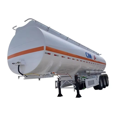 Semi-remolque de acero de 45000 litros con tanque de combustible para camión de transporte de gasolina y aceite de 3 ejes