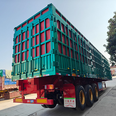 Semi-remolque de 3 ejes de 40-100 toneladas para el transporte de carga a granel con función de dumping automático
