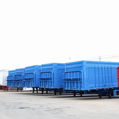 Semi-remolque de cubierta para cercas de carga con función de no dumping automático