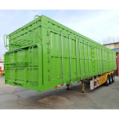 13000*2500*3250mm 3 Ejes Recinto de transporte de granos Semirremolque Estaca de carga Semirremolque