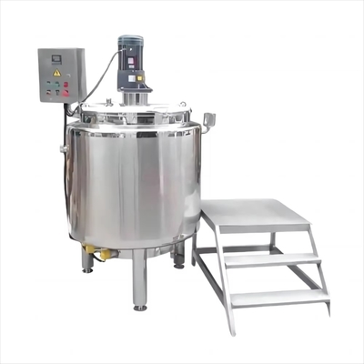 Tanque de mezcla de emulsionadores de champú cosmético líquido y en polvo de acero inoxidable de alta cizalladura