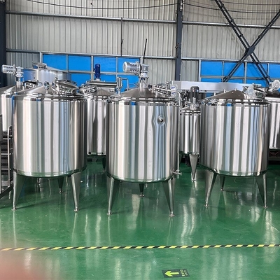 Tanque de calefacción de mezcla de doble capa con chaqueta de acero inoxidable dentro del mezclador de alta cizalladura