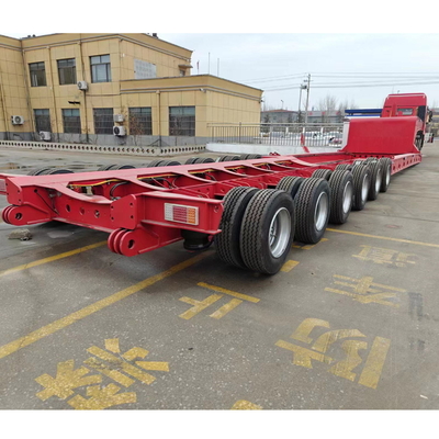 Buen Tri-Axle 40FT 20FT contenedor de lecho plano 60 toneladas camión remolque para sus necesidades