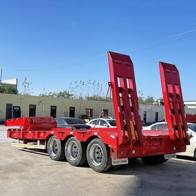 Sistema de frenado antibloqueo ABS 3 ejes 40 toneladas de semirremolque de cama baja para camión tractor